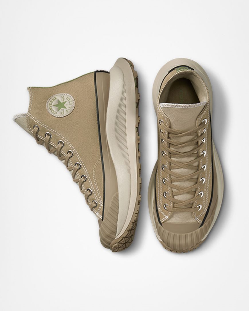 Zapatillas Altas Converse Chuck 70 AT-CX Earth Tones Mujer Kaki Gris | PE E0PL58